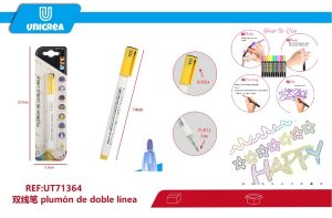 Marcadores Rotuladores Mágicos Doble Línea Metalizados