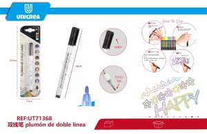 Marcadores Rotuladores Mágicos Doble Línea Metalizados