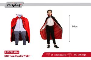 Abrigo Capa Cosplay Vampiros Ropa 80CM