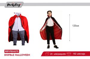 Abrigo Capa Cosplay Vampiros Ropa 120CM