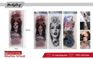 PEGATINAS TATUAJE 17*48.5CM X 12