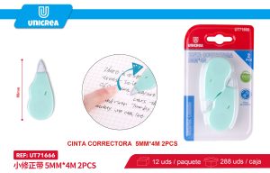 CINTA CORRECTORA  5MM*4M 2PCS