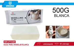 Masa Para Modelar Blanca 500G