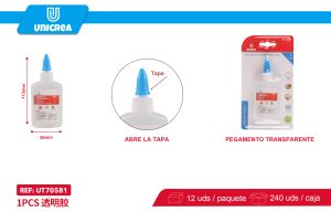 PEGAMENTO TRANSPARENTE 60G