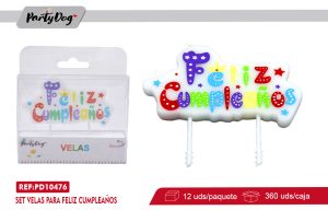 SET VELAS FELIZ CUMPLEAÑOS