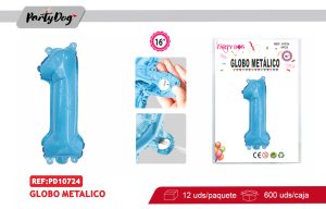 GLOBO METALICO 16″AZUL 1