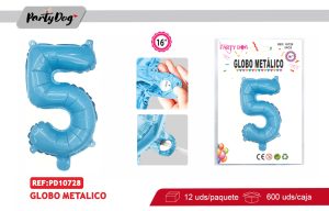 GLOBO METALICO 16″AZUL 5