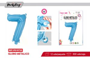 GLOBO METALICO 16″AZUL 7