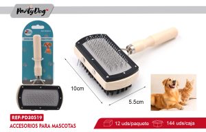 CARDA CON CEPILLO PARA PERRO