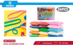 Masa Moldeable Slime 36 COLORES