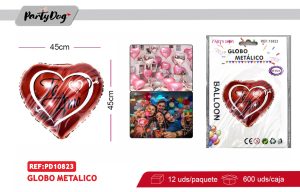 GLOBO METALIZADO 45CM