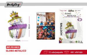 GLOBO METALIZADO 48*92CM