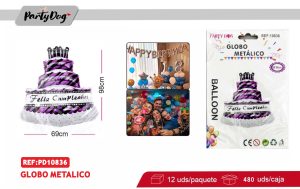 GLOBO METALIZADO 69*98CM