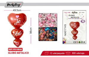 SET GLOBO METALIZADO 49.5*98CM