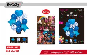 SET GLOBOS 10PCS