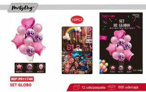 SET GLOBOS 10PCS