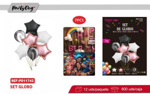 SET GLOBOS 7PCS