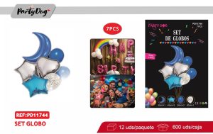 SET DE GLOBOS 7PCS