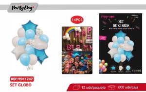 SET GLOBOS 14PCS