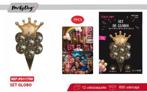 SET DE GLOBOS 7PCS