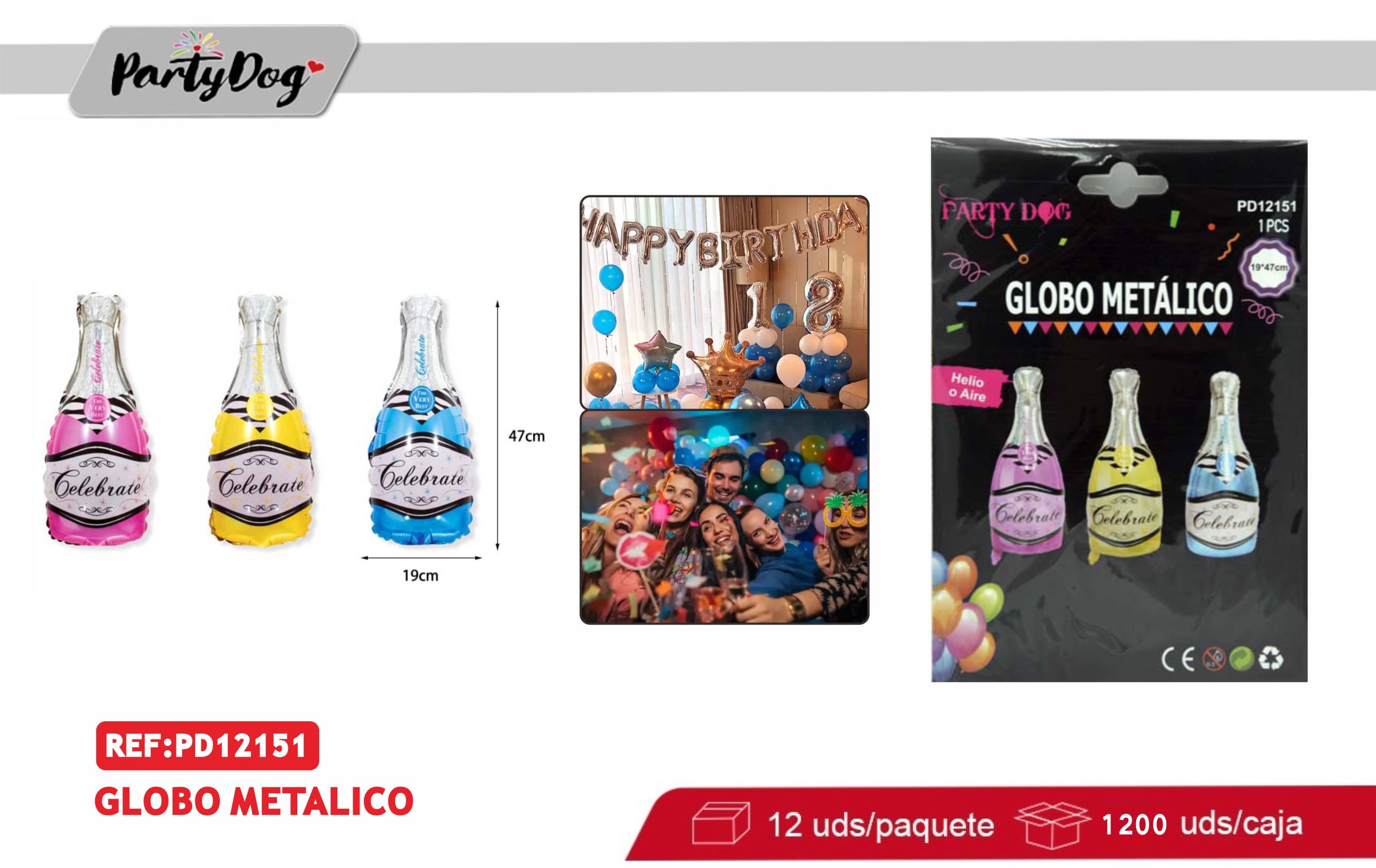 MINI GLOBO METALICO CAVA