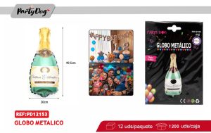 MINI GLOBO METALICO CAVA