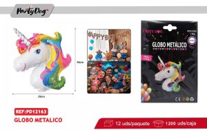 MINI GLOBO METALICO ANIMAL