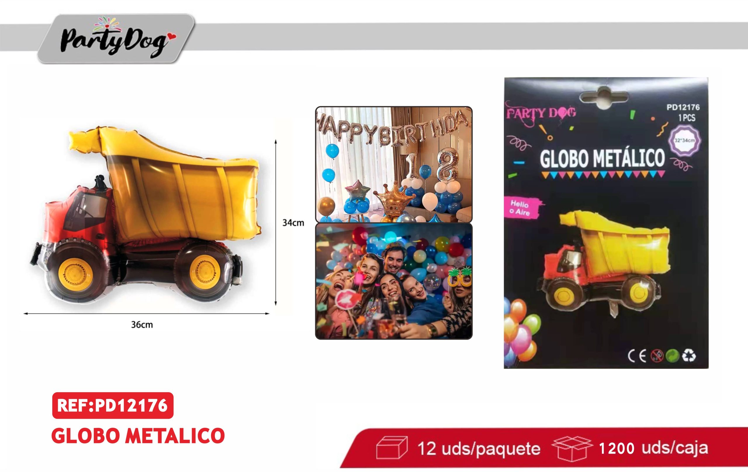 MINI GLOBO METALICO AUTO