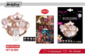 SET GLOBOS 10PCS