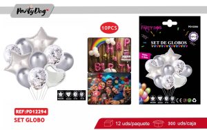 SET GLOBOS 10PCS