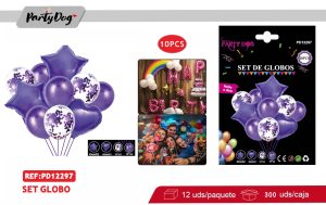 SET GLOBOS 10PCS