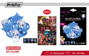 SET GLOBOS 10PCS