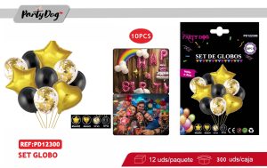 SET GLOBOS 10PCS