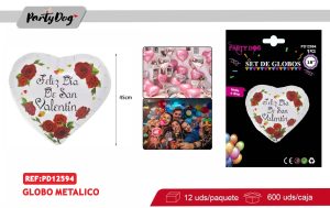 GLOBO METALICO AMOR 18 PULGADA
