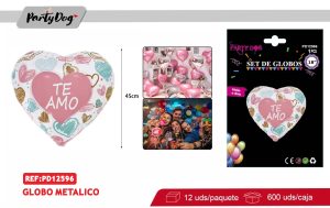 GLOBO METALICO AMOR 18 PULGADA