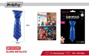 GLOBO METALICO CORBATA 29*79CM