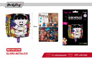 GLOBO METALICO BAUTIZO 18PULGADA