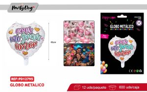 GLOBO METALICO AMOR 18PULGADA