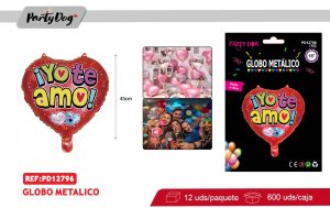 GLOBO METALICO AMOR 18PULGADA