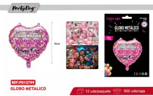 GLOBO METALICO AMOR 18PULGADA