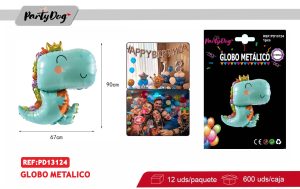 GLOBO METALICO DINOSAURIO 67*90CM