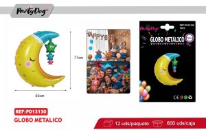 GLOBO METALICO LUNA 48*44.5CM