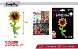 GLOBO METALICO GIRASOL 50*90CM