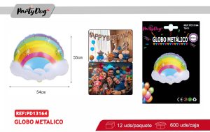 GLOBO METALICO ARCOIRIS 55*54CM