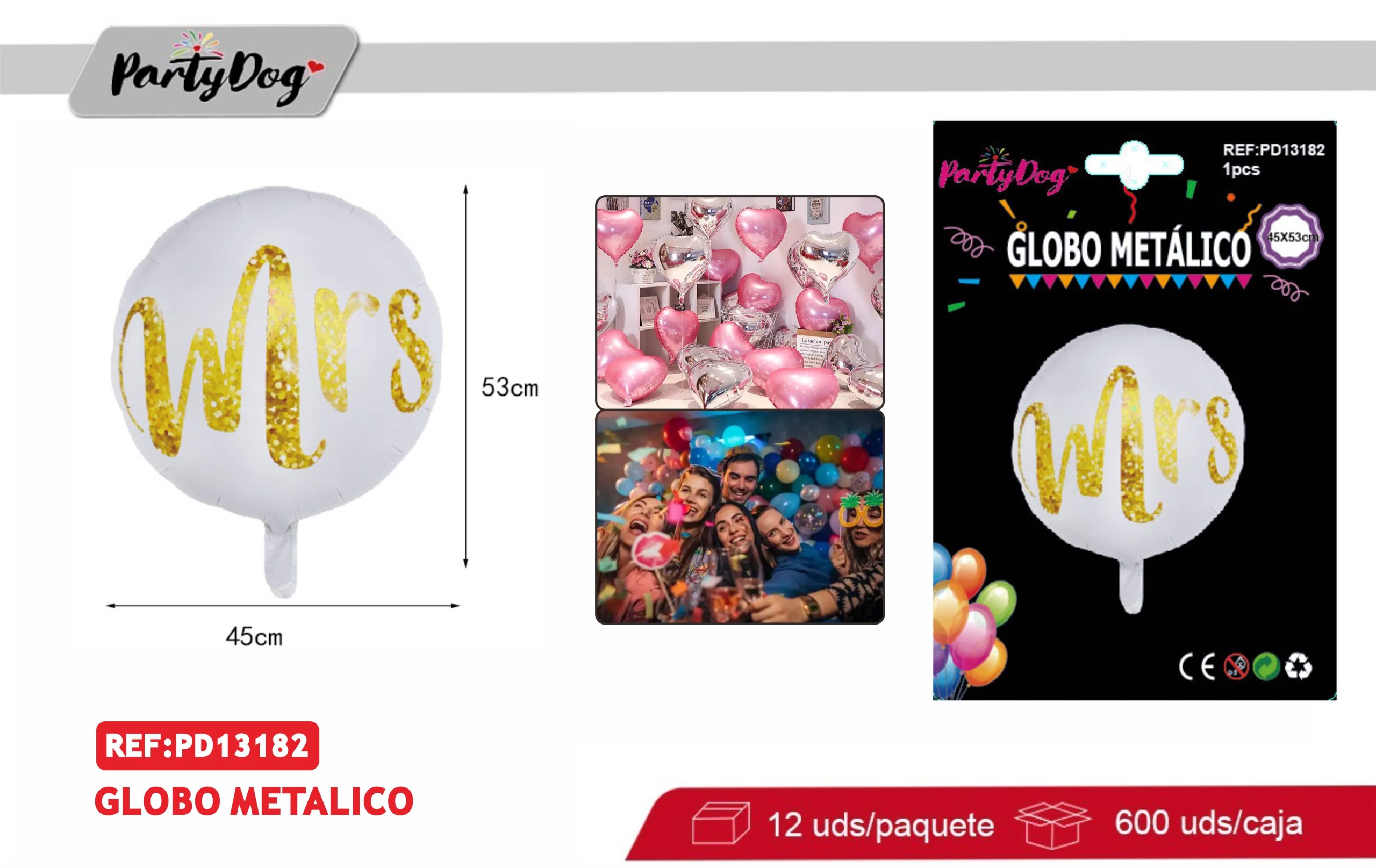 GLOBOS METALICO MRS 18PULGADA