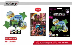 SET DE GLOBOS 5PCS
