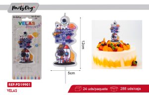 VELAS PARA CUMPLEAÑOS ASTRONAUTICA