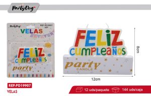 VELAS PARA CUMPLEAÑOS