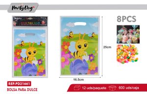 BOLSA PARA DULCE 16.5*25CM 8PCS