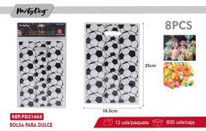 BOLSA PARA DULCE 16.5*25CM 8PCS